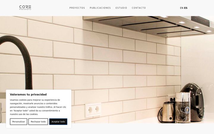 Screenshot of coreinteriorismo.com