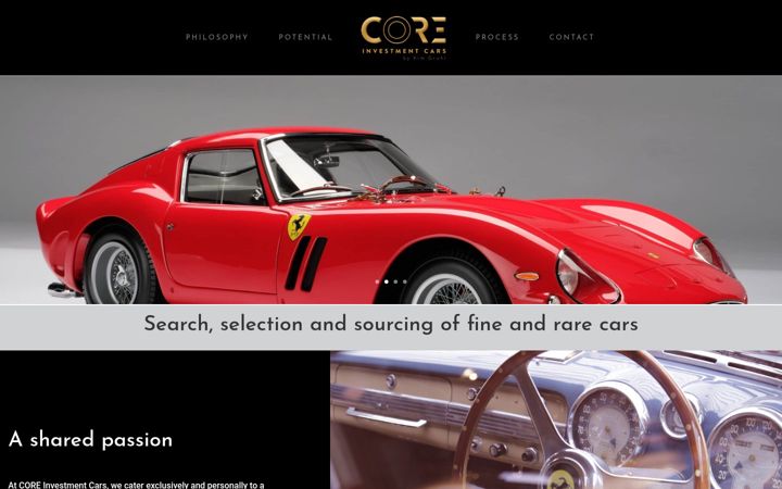 Screenshot of coreinvestmentcars.com