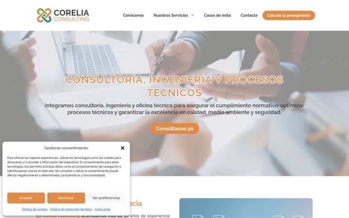 Képernyőkép: coreliaconsulting.es