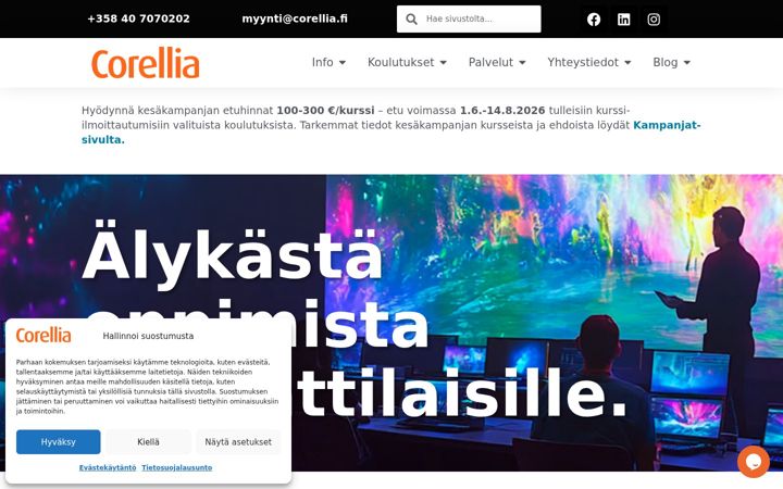 Screenshot di corellia.fi
