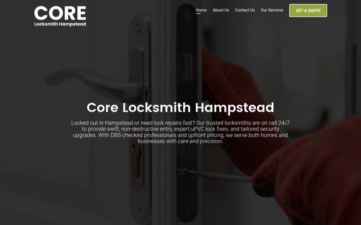 Screenshot von corelocksmithhampstead.co.uk