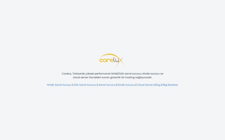 Screenshot of corelux.net