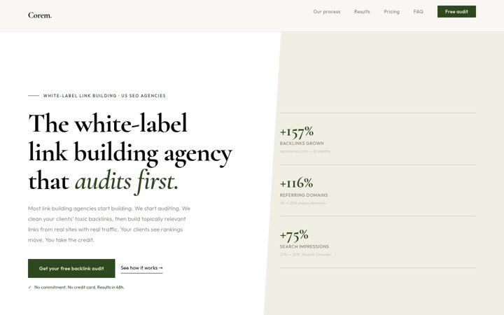 Screenshot of coremagency.com