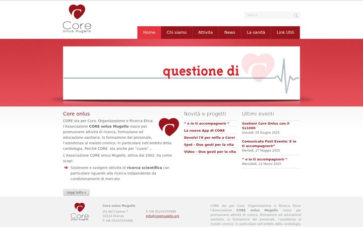Screenshot of coremugello.org