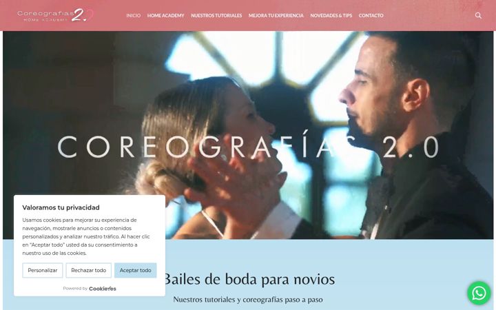 Screenshot of coreografias2punto0.com