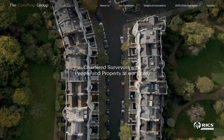 Screenshot of coreprop.co.uk