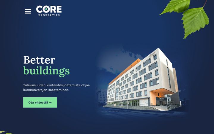 Screenshot of coreproperties.fi