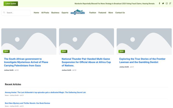 Screenshot of corereelshub.nl