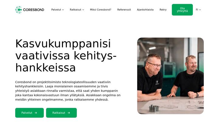 Screenshot of coresbond.com