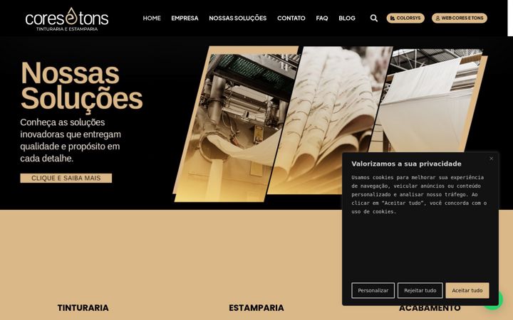 Snimka zaslona za coresetons.com.br