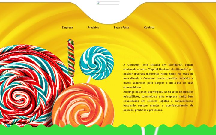 Screenshot of coresmel.com.br