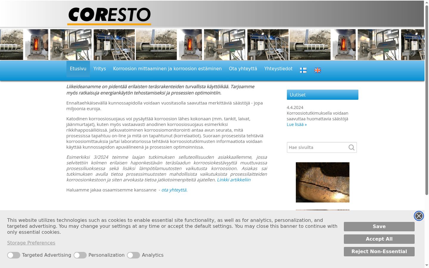 Screenshot tal-banner tal-kunsens muri qabel kwalunkwe interazzjoni