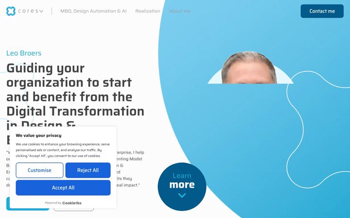 Screenshot of coresy.nl