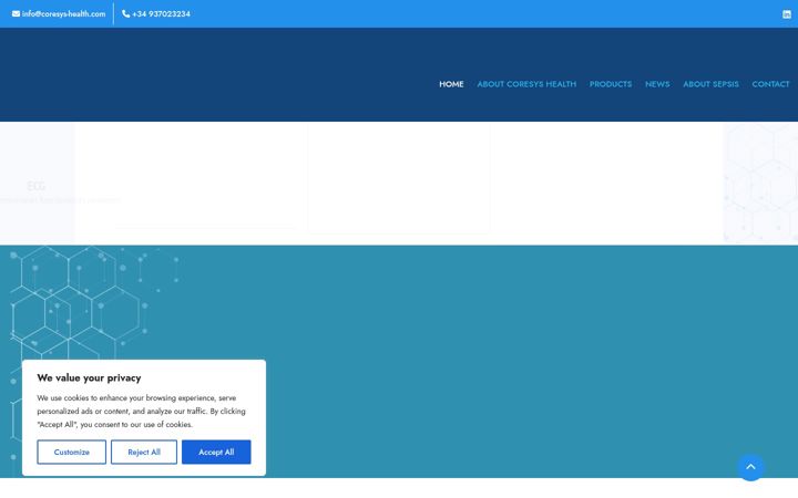 Screenshot of coresys-health.com