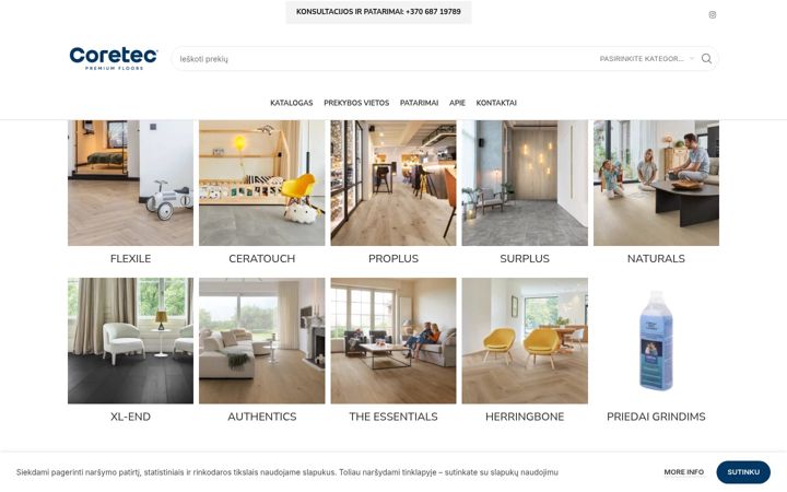 Screenshot di coretec.lt