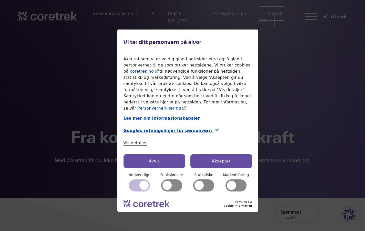 Sutikimo reklamjuostės, rodytos prieš bet kokią sąveiką, ekrano kopija
