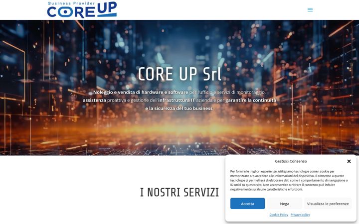 Ekrano kopija coreup.it