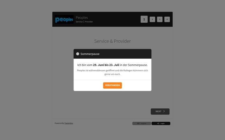 Screenshot of corevital.de