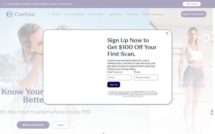 Screenshot of coreviva-orangecounty.com