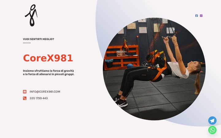 Ekrano kopija corex981.it