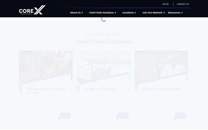 Screenshot of corexpartners.com