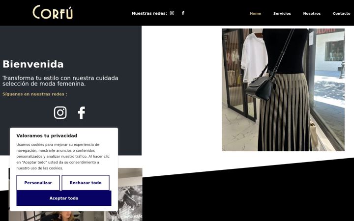 Screenshot of corfualbacete.com