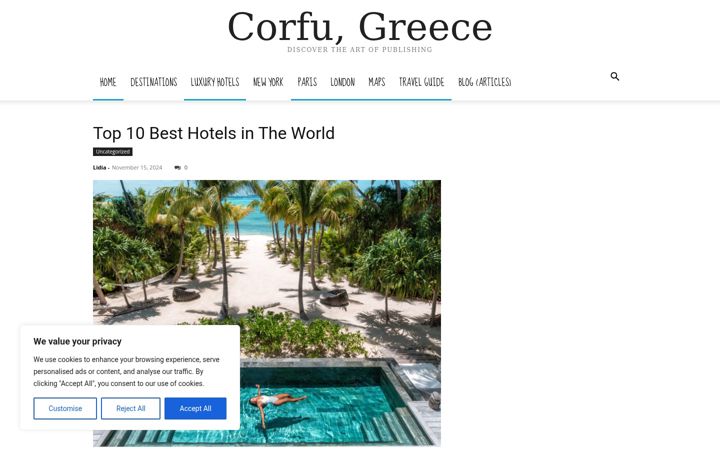 Screenshot of corfugo.com