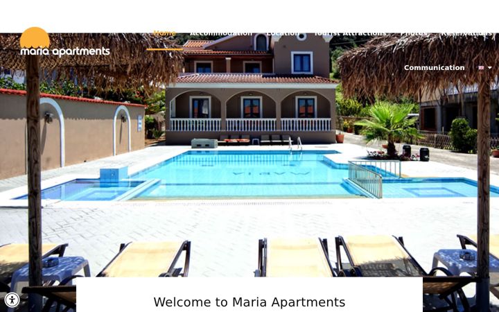 Screenshot of corfumaria.gr