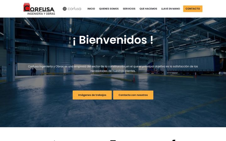 Screenshot of corfusa.es