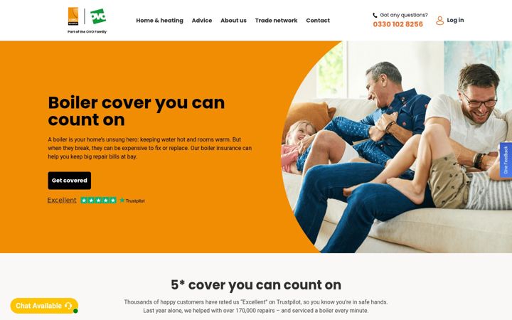 Screenshot of corgihomeplan.co.uk