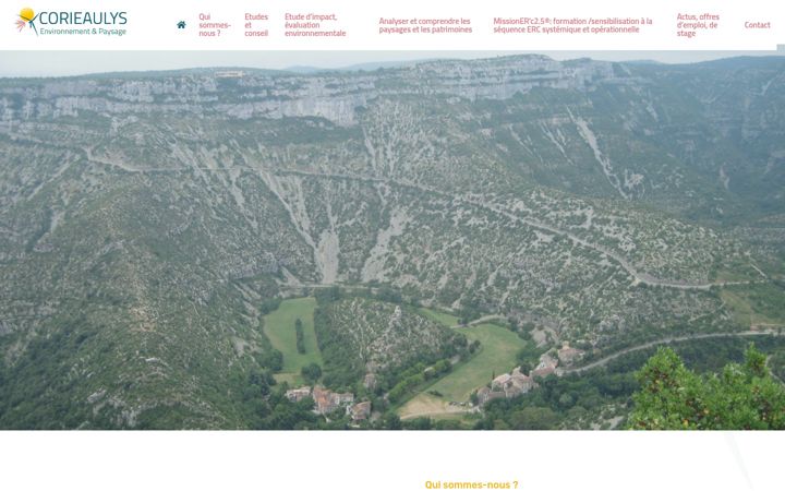 Screenshot di corieaulys.fr