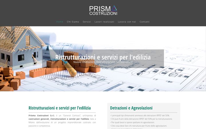Screenshot of corimisrl.it