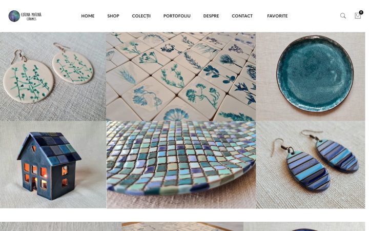 Screenshot of corina-marina-ceramics.ro