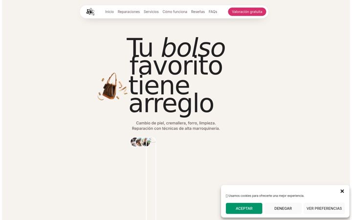 Screenshot of corinalozano.es