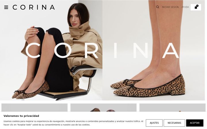 Screenshot of corinashoes.com