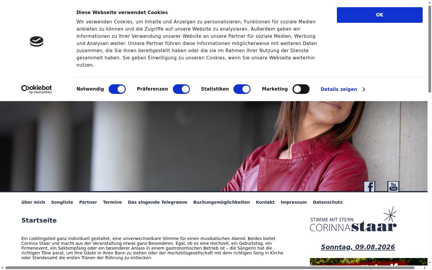 Sutikimo reklamjuostės, rodytos prieš bet kokią sąveiką, ekrano kopija