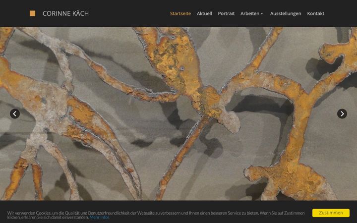 Screenshot of corinne-kaech.ch