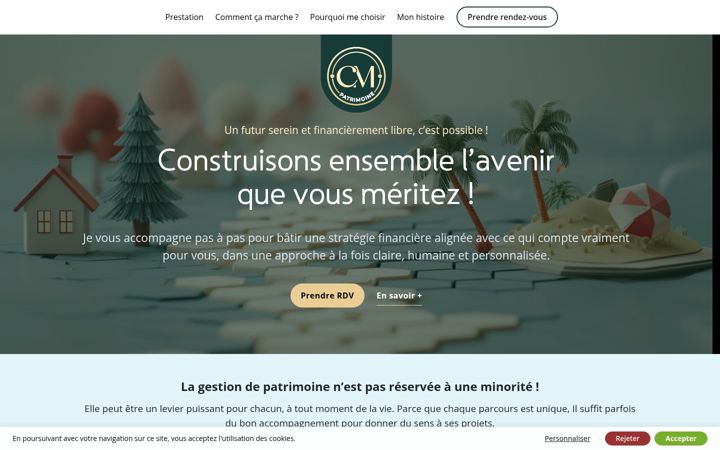 Screenshot of corinne-mouflin.fr