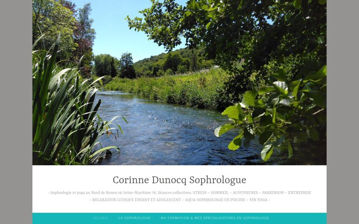Screenshot of corinnedunocq-sophrologue.com