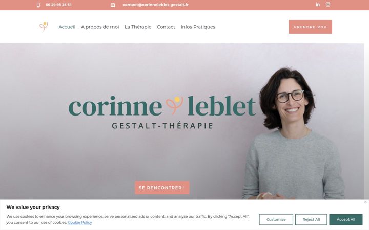 Screenshot of corinneleblet-gestalt.fr