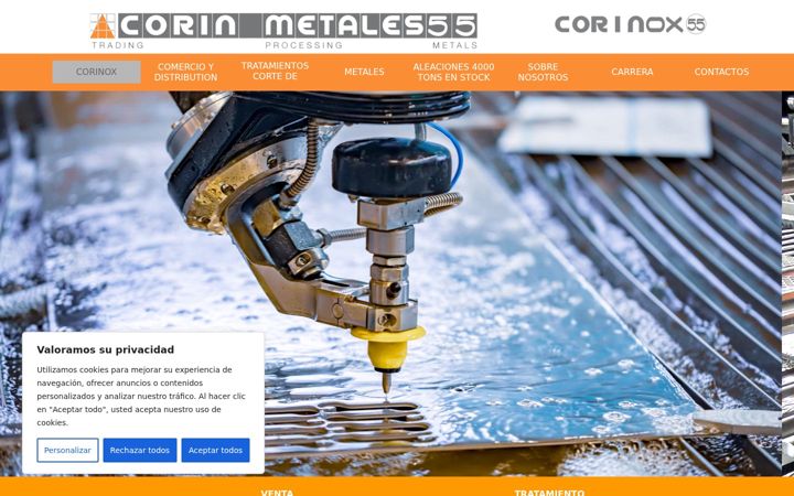 Screenshot of corinox55.com