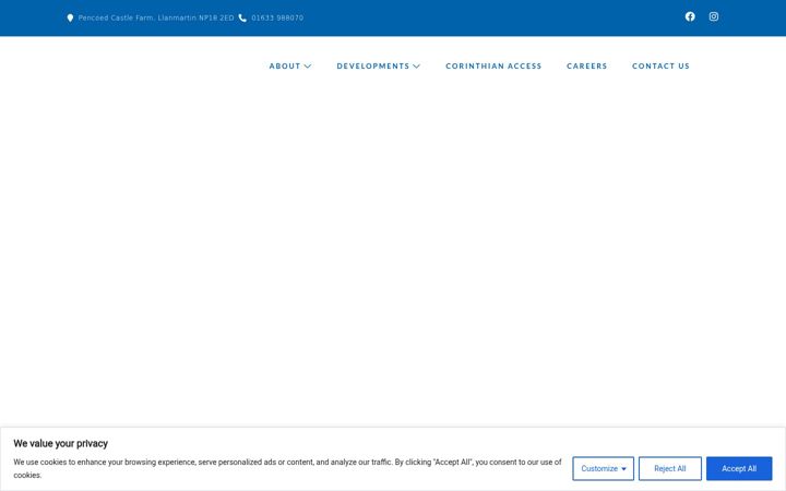 Screenshot of corinthian.co.uk