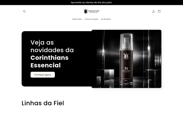 Screenshot of corinthiansessencial.com.br