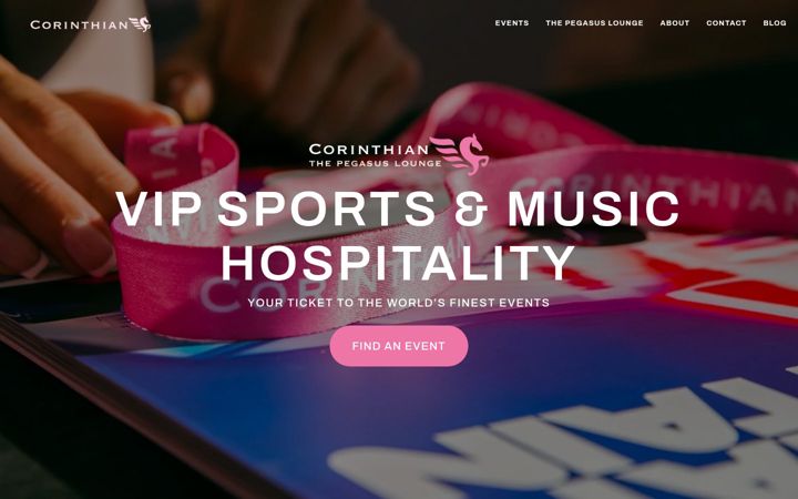 Screenshot of corinthiansports.co.uk