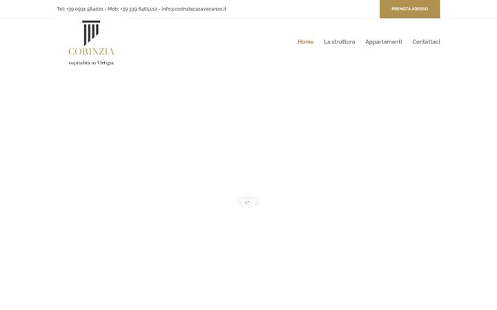 Screenshot of corinziacasavacanze.it
