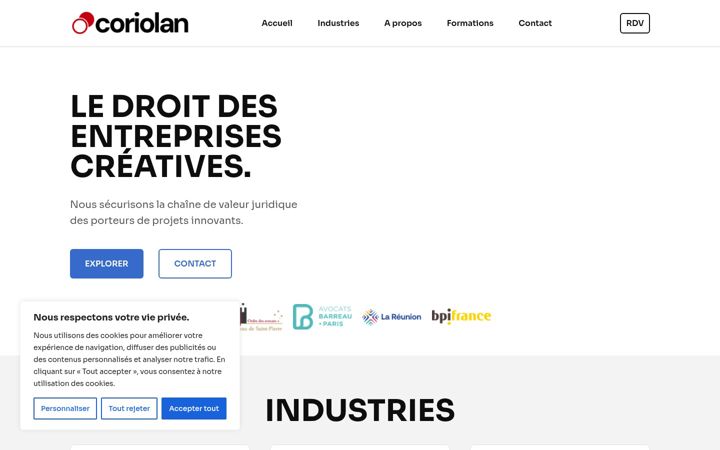 Zrzut ekranu coriolan.io