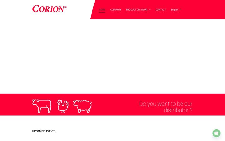 Screenshot of corion.eu