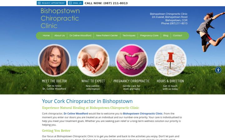 Screenshot ta' corkchiro.ie