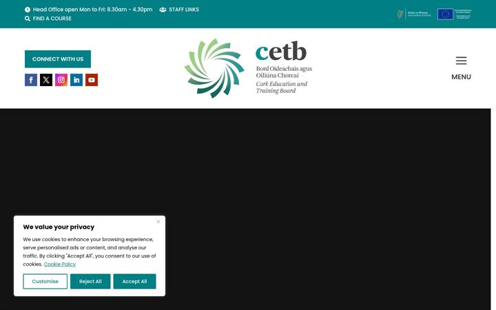 Screenshot ta' corketb.ie