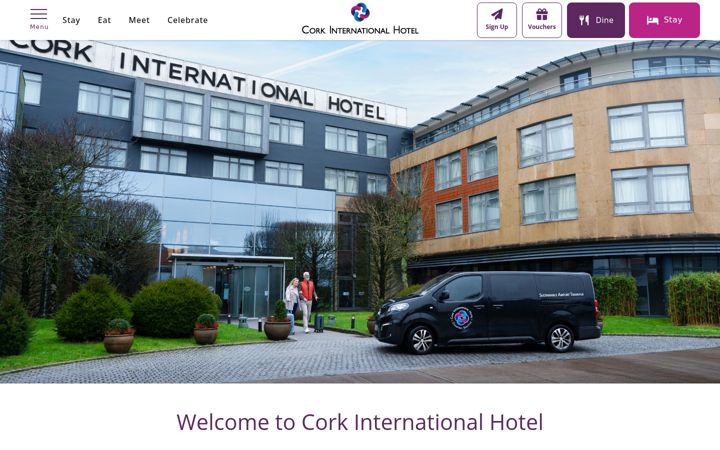 Screenshot of corkinternationalairporthotel.com